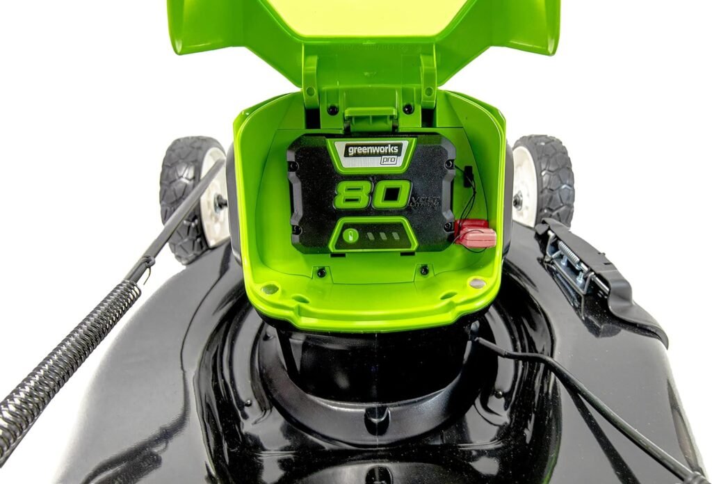 Greenworks PRO 80V 21-Inch Self-Propelled Mower + 16-Inch String Trimmer, 4.0 AH + 2.0 AH Battery and Charger Included 1314302HD Mower/String Trimmer